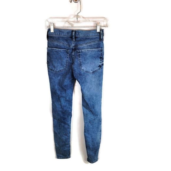 Free People High Rise Busted Knee Skinny - Picture 3 of 8